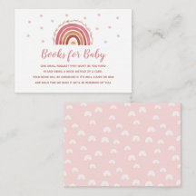 Boho Arco-Íris Para Cartão De Bebê