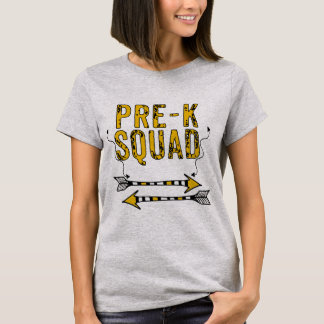 Boho Arrows - T-shirt personalizada pré-K ao quadr