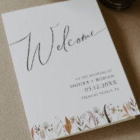 Boho Autumn Wildflower | Programa Casamento Dobrad