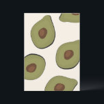 Boho Avocado Pattern Tropical Summer Impressão<br><div class="desc">Adicione um sotaque de boho à sua parede com este impressão de verão com um impressão de abacate. Este impressão de boho também será perfeito como presente. Par com os impressões correspondentes.</div>