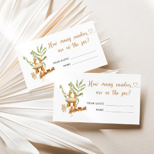 Boho berçário quantos cartões de compartimento de 