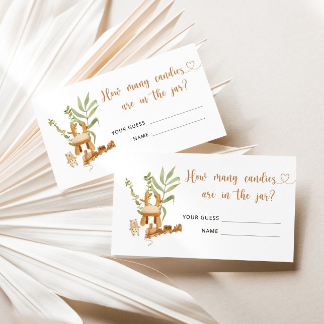 Boho berçário quantos cartões de compartimento de  (Criador carregado)