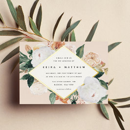 Boho Blooms | Casamento Floral Geométrico Moderno
