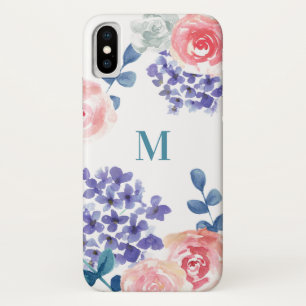 Boho Blossom: Capa de telefone Floral Com Monogram