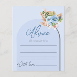 Boho Blue Pampass Grass Chá de fraldas Games