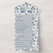 Boho Blue Watercolor