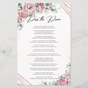 Boho Blush floral peonies eucalipto Passa O Poema