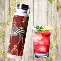 Boho Bohemian Animais Rainbows Arte Moderna Zebras