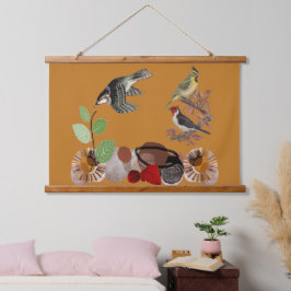Boho Bohemian Modern Art Primavera Nature Birds Wa