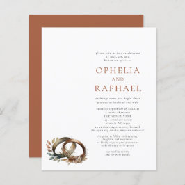 Boho Boho Rings Bohemian Invitation