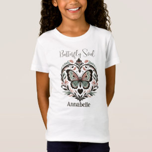 Boho Butterfly Soul White T-Shirt
