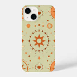 Boho Celestial capas de iphone | Astrologia Sun e