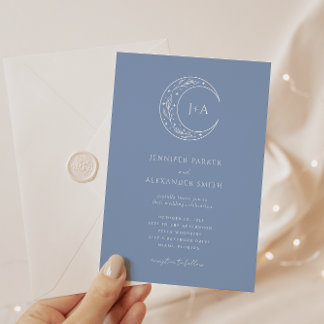 Boho Celestial Convite Para Casamento