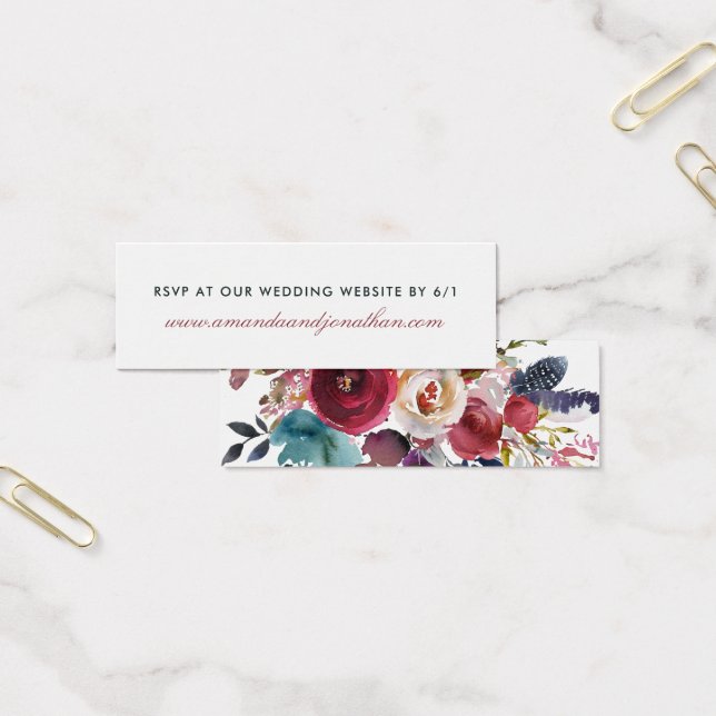 Boho Chic Burgundy e Casamento de Outono Naval (Escritótio)