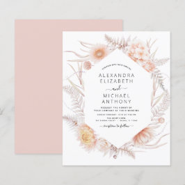 Boho Chic Dusty Pink Desert Wedes