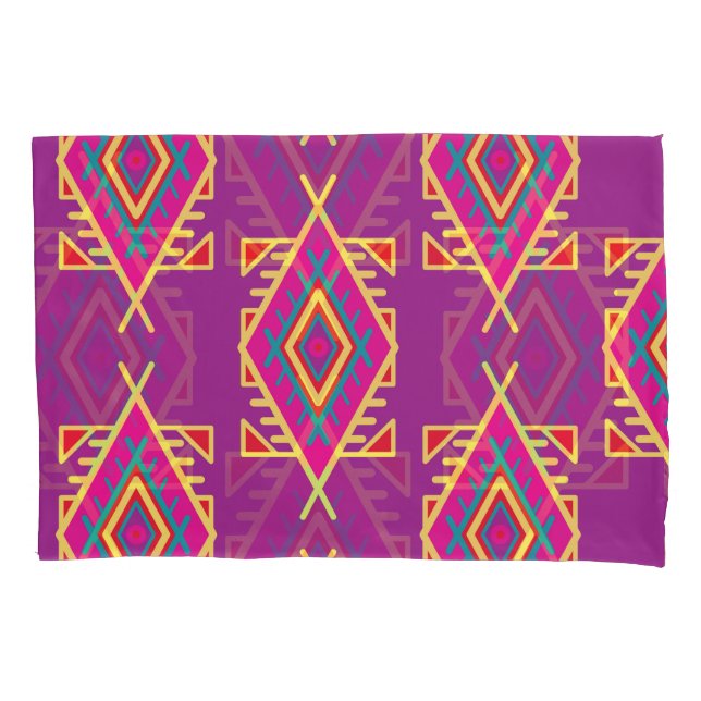 Boho Chic: Ornamento Étnico Sem Costura (Frente)