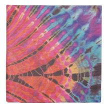 Boho Chic Vintage Retro Azul, Rosa, Tie Dye