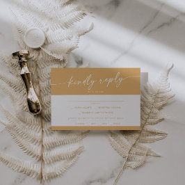 Boho Chic Yellow Marigold Menu Choice Casamento