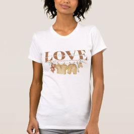 Boho Clothesline Chá de fraldas T-Shirt