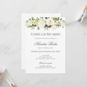 Boho - Convite De Casamento Espanhol