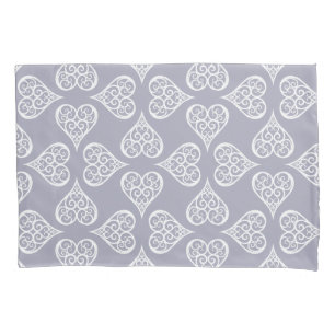 Boho Damask Heart Pattern Elegante Feminina Chic