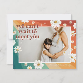 Boho de Anos setenta Retro | Gravidez fotográfica