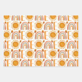 Boho de Diversão Feliz do primeiro aniversario de