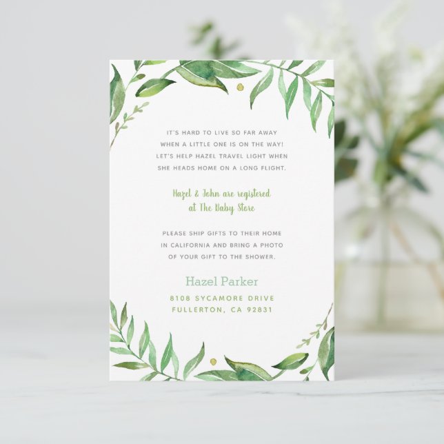 Boho Deixa a inserção do Chá de fraldas de longa d (Em pé/Frente)