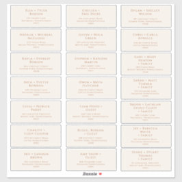 Boho Desert | Etiquetas de Endereço de Convidado p