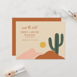 Boho Desert Simple Weding Date (Casamento Simples 