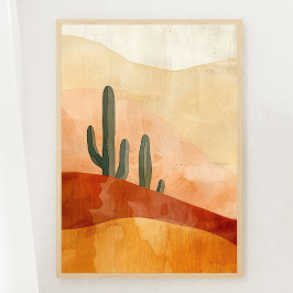 Boho Desert Tranquil Impressão 1 de 3 Poster
