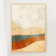 Boho Desert Tranquil Impressão 2 de 3 Poster