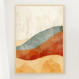 Boho Desert Tranquil Impressão 3 de 3 Poster