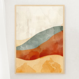Boho Desert Tranquil Impressão 3 de 3 Poster