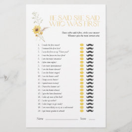 Boho Ele Disse Que Disse O Jogo Do Chá de panela D