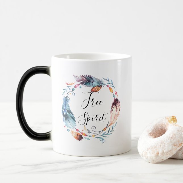 Boho empluma-se o presente inspirado da caneca do (Com Donut)