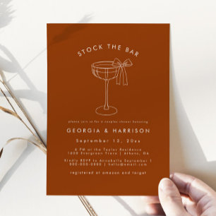 Boho Estoque O Convite Para Chás Casais Bares