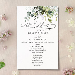 Boho Eucalyptus Greenery Ceremony
