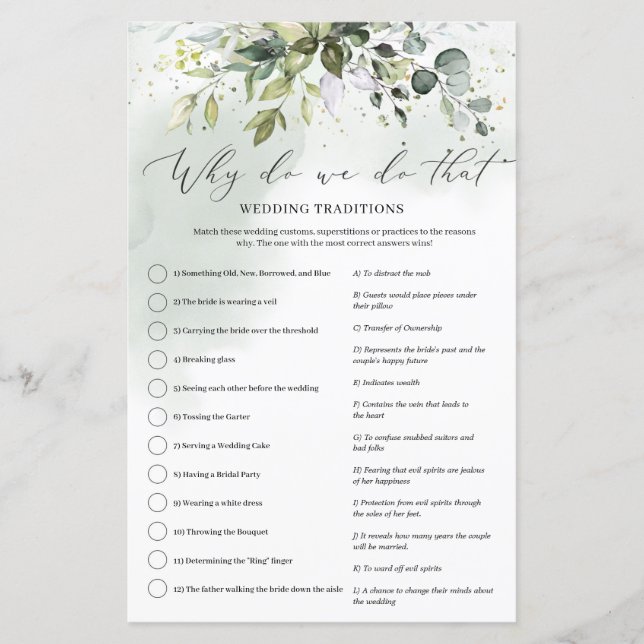 Boho Eucalyptus verde Porque fazemos esse jogo? (Frente)