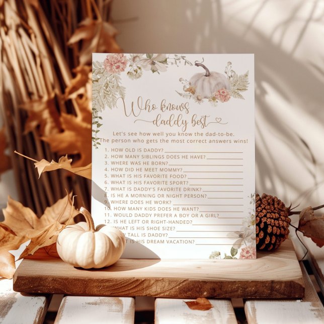 Boho fall bompkin que conhece o melhor jogo do pai (Criador carregado)