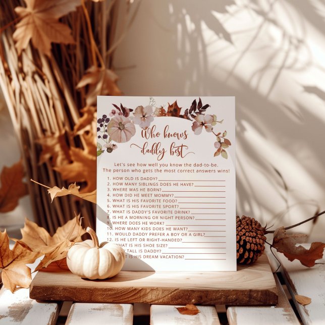 Boho fall bompkin que conhece o melhor jogo do pai (Criador carregado)