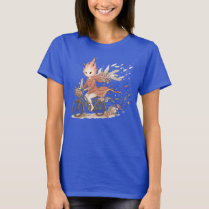 "Boho Flame Spirit - Wildflower Wanderer", T-Shirt