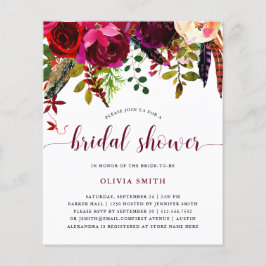 Boho Floral | CHÁ DE PANELA ORÇAMENTAL