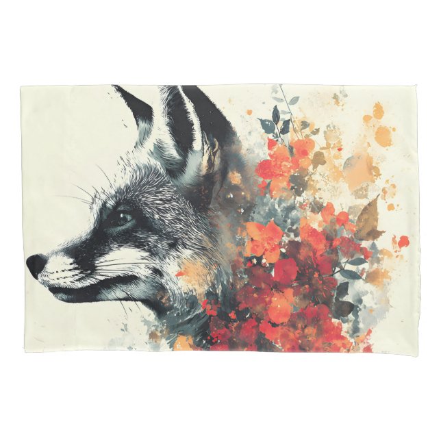 Boho Floral Fox Willife Nature (Frente)