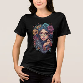 Boho Floral Girl T-Shirt