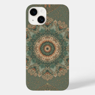 Boho Floral Mandala Watercolor capas de iphone