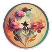 Boho Floral na Terra Tones