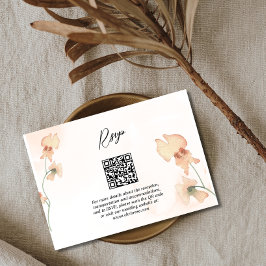 Boho Floral Rustic Fall Autumn Weding RSVP