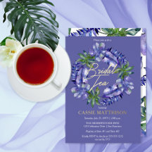 Boho Folhas Tropicais Chá de Noiva Lavanda Verde