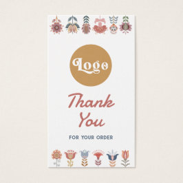 boho folheto flores folheto